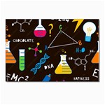 Science Lesson Flat Vector Seamless Pattern Postcards 5  x 7  (Pkg of 10)