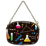 Science Lesson Flat Vector Seamless Pattern Chain Purse (Two Sides)