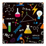 Science Lesson Flat Vector Seamless Pattern Banner and Sign 3  x 3 