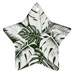 Abstract Art Tropical Leaves Ornament (Star)