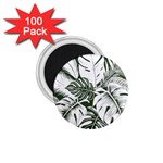 Abstract Art Tropical Leaves 1.75  Magnets (100 pack) 