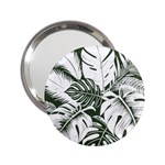 Abstract Art Tropical Leaves 2.25  Handbag Mirrors