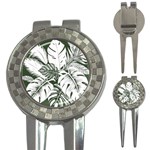 Abstract Art Tropical Leaves 3-in-1 Golf Divots