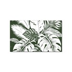 Abstract Art Tropical Leaves Sticker Rectangular (100 pack)