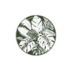 Abstract Art Tropical Leaves Hat Clip Ball Marker