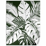 Abstract Art Tropical Leaves Canvas 36  x 48 