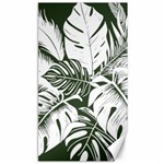 Abstract Art Tropical Leaves Canvas 40  x 72 