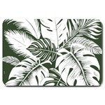 Abstract Art Tropical Leaves Large Doormat