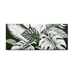 Abstract Art Tropical Leaves Hand Towel