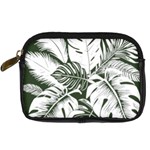 Abstract Art Tropical Leaves Digital Camera Leather Case