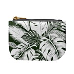 Abstract Art Tropical Leaves Mini Coin Purse