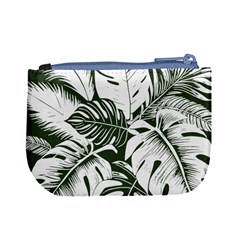 Abstract Art Tropical Leaves Mini Coin Purse from ArtsNow.com Back