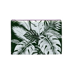 Abstract Art Tropical Leaves Cosmetic Bag (Medium) from ArtsNow.com Front