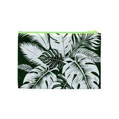 Abstract Art Tropical Leaves Cosmetic Bag (Medium) from ArtsNow.com Back