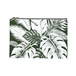 Abstract Art Tropical Leaves Cosmetic Bag (Large)