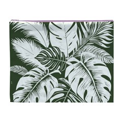 Abstract Art Tropical Leaves Cosmetic Bag (XL) from ArtsNow.com Front