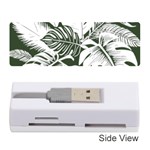 Abstract Art Tropical Leaves Memory Card Reader (Stick)