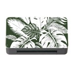 Abstract Art Tropical Leaves Memory Card Reader with CF