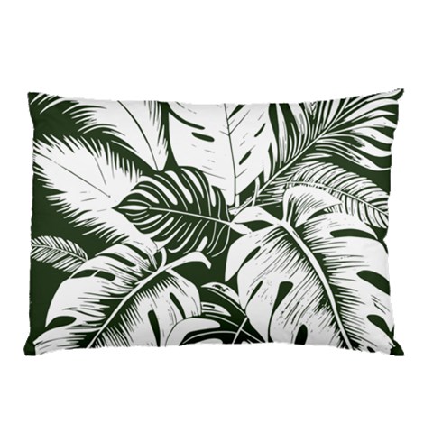 Abstract Art Tropical Leaves Pillow Case (Two Sides) from ArtsNow.com Front