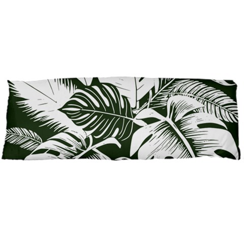 Abstract Art Tropical Leaves Body Pillow Case Dakimakura (Two Sides) from ArtsNow.com Back