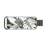 Abstract Art Tropical Leaves Portable USB Flash (One Side)