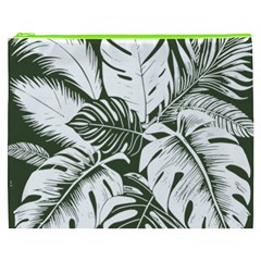 Abstract Art Tropical Leaves Cosmetic Bag (XXXL) from ArtsNow.com Front