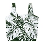 Abstract Art Tropical Leaves Full Print Recycle Bag (L)