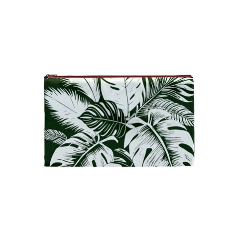 Abstract Art Tropical Leaves Cosmetic Bag (XS) from ArtsNow.com Front