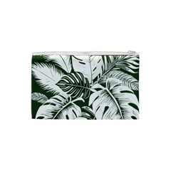 Abstract Art Tropical Leaves Cosmetic Bag (XS) from ArtsNow.com Back