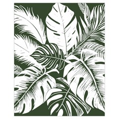 Abstract Art Tropical Leaves Drawstring Bag (Small) from ArtsNow.com Front