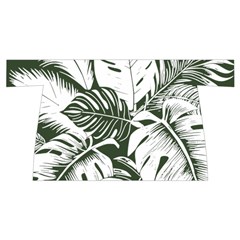 Abstract Art Tropical Leaves Wristlet Pouch Bag (Small) from ArtsNow.com Front