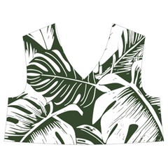 Abstract Art Tropical Leaves Kids  Midi Sailor Dress from ArtsNow.com Front Top