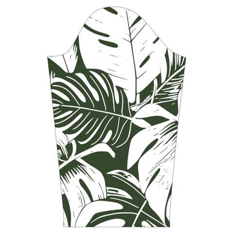 Abstract Art Tropical Leaves Kids  Long Sleeve Velvet Lounge Robe from ArtsNow.com Sleeve Left