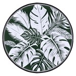 Abstract Art Tropical Leaves Wireless Fast Charger(Black)