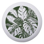 Abstract Art Tropical Leaves Dento Box with Mirror