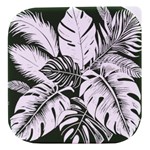 Abstract Art Tropical Leaves Stacked food storage container