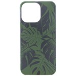 Abstract Art Tropical Leaves iPhone 15 Pro Max Black UV Print PC Hardshell Case