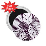 Abstract Art Tropical Leaves 2.25  Magnets (100 pack) 