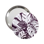 Abstract Art Tropical Leaves 2.25  Handbag Mirrors