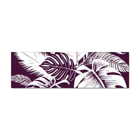 Abstract Art Tropical Leaves Sticker Bumper (100 pack) from ArtsNow.com Front