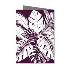 Abstract Art Tropical Leaves Mini Greeting Cards (Pkg of 8) from ArtsNow.com Left