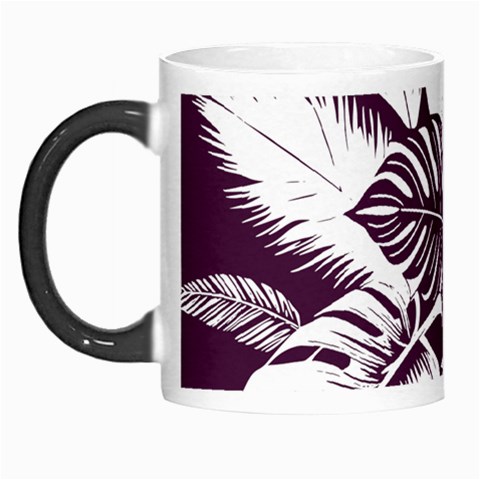 Abstract Art Tropical Leaves Morph Mug from ArtsNow.com Left