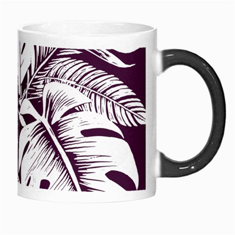 Abstract Art Tropical Leaves Morph Mug from ArtsNow.com Right