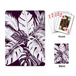 Abstract Art Tropical Leaves Playing Cards Single Design (Rectangle)