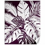 Abstract Art Tropical Leaves Canvas 16  x 20 