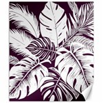 Abstract Art Tropical Leaves Canvas 20  x 24 