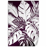 Abstract Art Tropical Leaves Canvas 20  x 30 