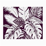 Abstract Art Tropical Leaves Small Glasses Cloth (2 Sides)