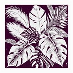 Abstract Art Tropical Leaves Medium Glasses Cloth