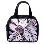 Abstract Art Tropical Leaves Classic Handbag (One Side)